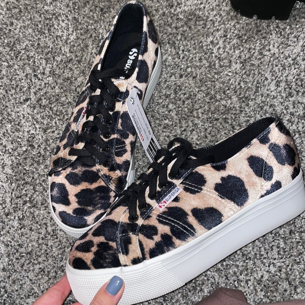 Superga Cheetah Print Shoes